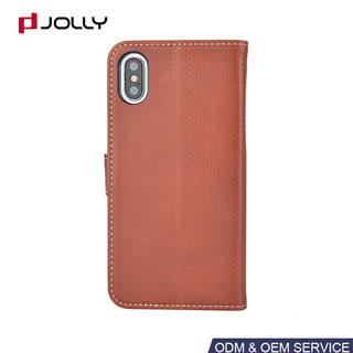 PU iPhone X Wallet Phone Case