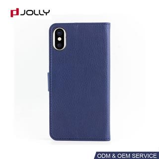 Wallet iPhone X Case, Drop-proof Cell Phone Case